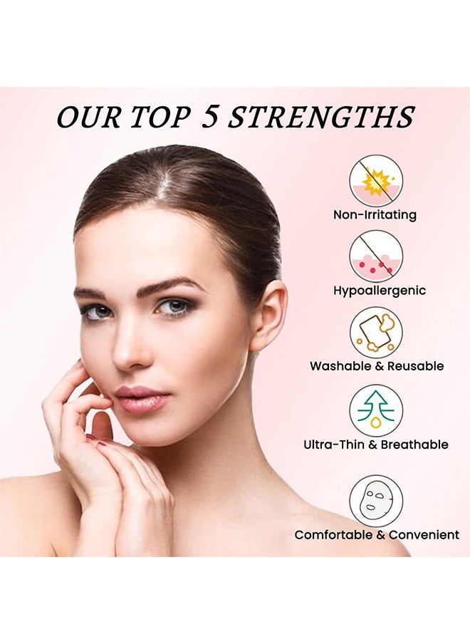 HY - 16 Pcs Face Facial Medical Tape Wrinkle Patches for Face Wrinkles Overnight, Reusable Face oil Tape Smoothing Silicone face Forehead Wrinkle Patches for Face Wrinkles Overnight - Image 1
