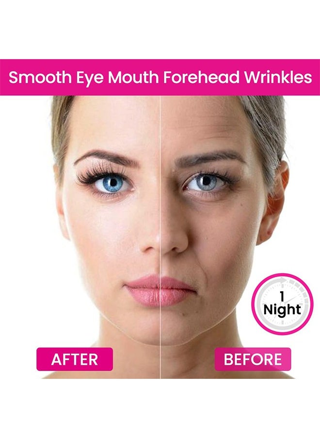 HY - 16 Pcs Face Facial Medical Tape Wrinkle Patches for Face Wrinkles Overnight, Reusable Face oil Tape Smoothing Silicone face Forehead Wrinkle Patches for Face Wrinkles Overnight - Image 1