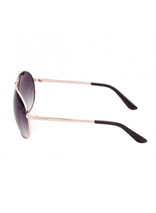 GUESS Unisex Aviator Large Sunglasses with Brown Lenses - GU5208S 32P 64mm - Image 4