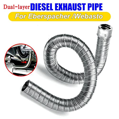 HAIWEN 1Pack Inner Diameter 22mm24mm Duallayer Car Heater Exhaust Pipe Air Diesel Parking Heater Exhaust Hose Line For Webasto Eberspacher With Camps - Image 3