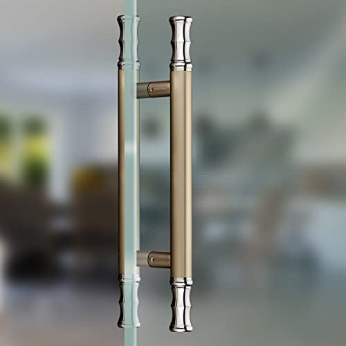 Plantex Stainless Steel 14 Inch Main Door Handle/Glass Wooden Door Handle/Pull-Push Handle/3 Years Warranty Pack of 1 (Satin White and Chrome Finish) - Image 5