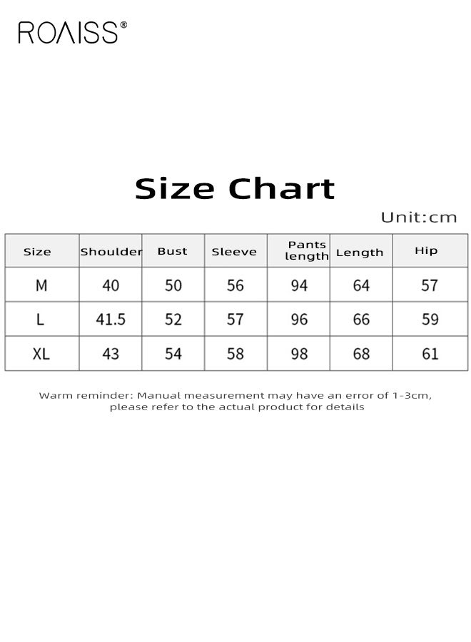 roaiss Women's Princess Style Pajamas Set for Women Japanese Inspired Autumn Long-Sleeve Top and Trousers Two-Piece Set with Cute Lace Details, Cozy Home Wear for Cool Seasons - Image 5