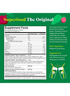 Amazing Grass - Green Superfood All Natural Drink Powder 60 Servings Original  - Image 4