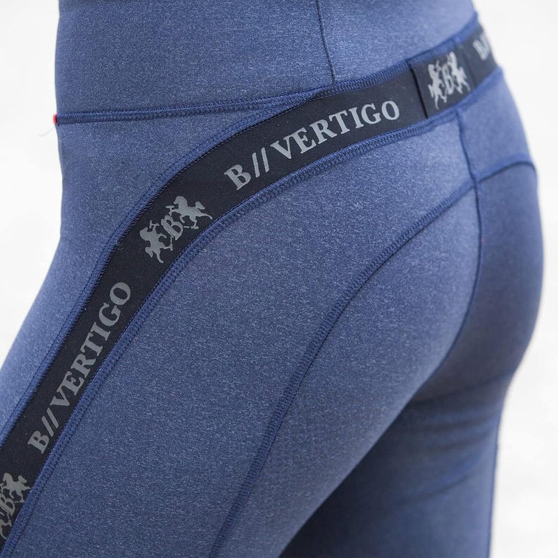 horze B Vertigo Ladies Jenny Silicone FS Riding Tights 2 - Image 3