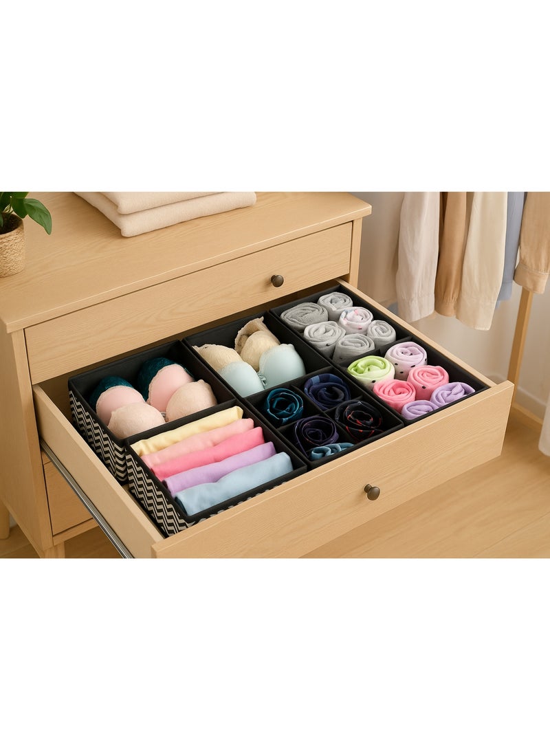 2 Pcs Foldable Hanging Storage Organiser With Adhesive Hooks - Wall & Overdoor Mount Pockets For Bedroom, Kitchen, Toys, Carrier Bags