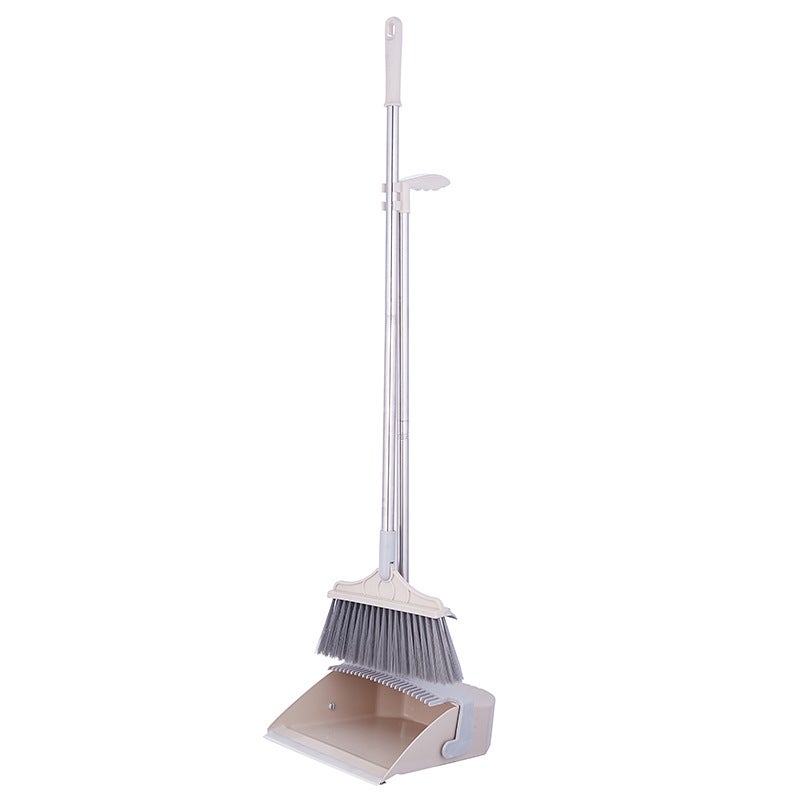 Household Creative Broom And Dustpan Set Soft Bristle Set Sweep Foldableing Scraper Integrated Sweeping Broom Broom Dustpan Combination - Image 1
