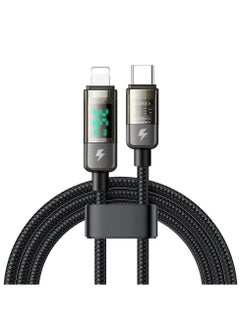 High Speed USB-C to Lightning Cable with 36W Power Delivery and Digital Display, Auto Power Off for iPhone
