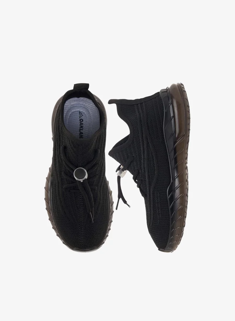 Oaklan by Shoexpress Boys Monotone Sports Shoes with Lace-Up Closure