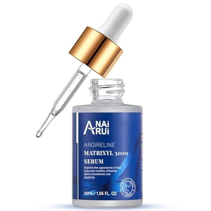 ANAI RUI 10% Argireline Serum+ Matrixyl 3000 Pure Hyaluronic Acid For Face Deep Wrinkle Reducer,Anti-Aging, Collagen Boosting, Peptides Serum for Face1.05 Fl.oz - Image 1