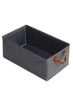 INSX Foldable Wardrobe Organizer - Waterproof Oxford Cloth Fabric Storage for Jeans, Clothes, Sweaters - 26L Capacity with Steel Frame Support (Pack of 1)
