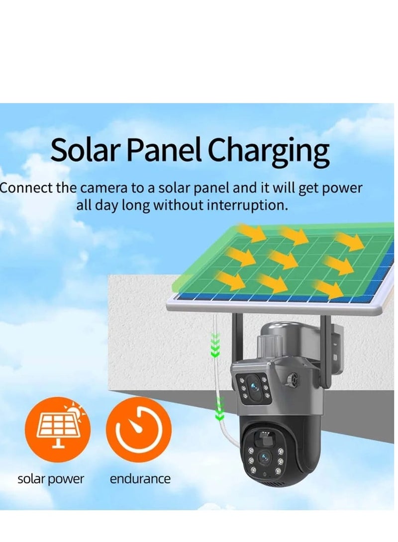 PROLAB SOLAR WIFI DUAL LENS 4K 8MP CLARITY, COLOR AT NIGHT, AUTOTRACKING, 2 WAY AUDIO, 360 ROTATION, APP CONTROL - Image 3