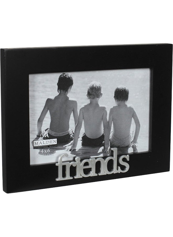 Malden International Designs Friends Expressions Picture Frame, 4x6, Black - Image 2