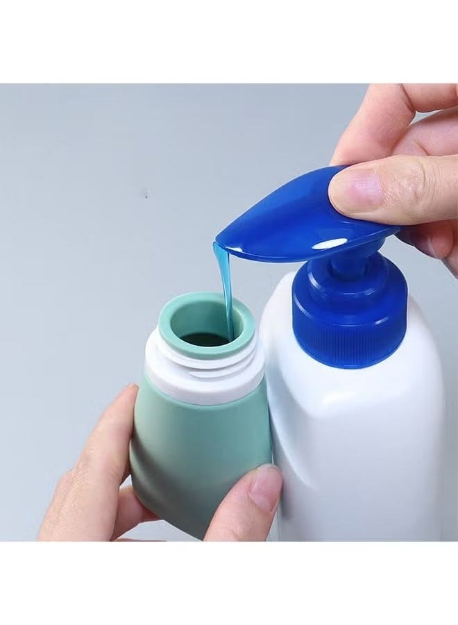 3 Pieces Travel Bottle Set 60ML Container for Travel Toiletries Shampoo and Conditioner with Storage Bag3 Pieces Travel Bottle Set 60ML Container for Travel Toiletries Shampoo and Conditioner with Storage Bag - Image 3