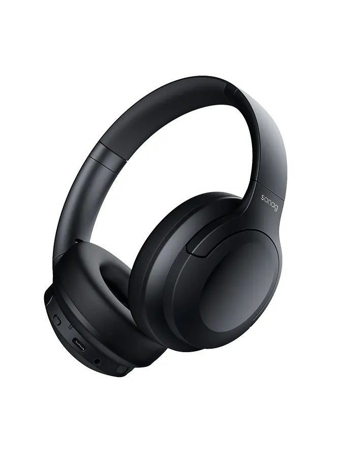 sanag B5S Active Noise Cancelling Wireless Over-Ear Bluetooth Headphones with Hi-Fi Deep Bass  - Image 1