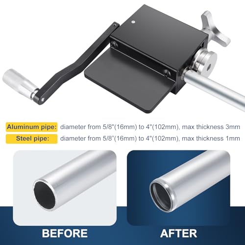 Amumu Tube Pipe Tubing Beader Tool - Bead Roller for Intake and Intercooler Piping Fits 5/8" and Larger Copper or Aluminum Tubing - Image 2