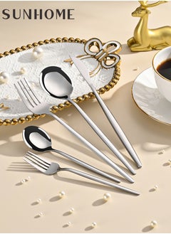 Sunhome SUNHOME 30-Piece Stainless Steel Cutlery Set Silver  - Image 2