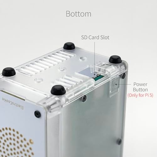 ElectroCookie Mini PC Case for Raspberry Pi 5 – Side Door Access with Official Active Cooler Included - Image 5