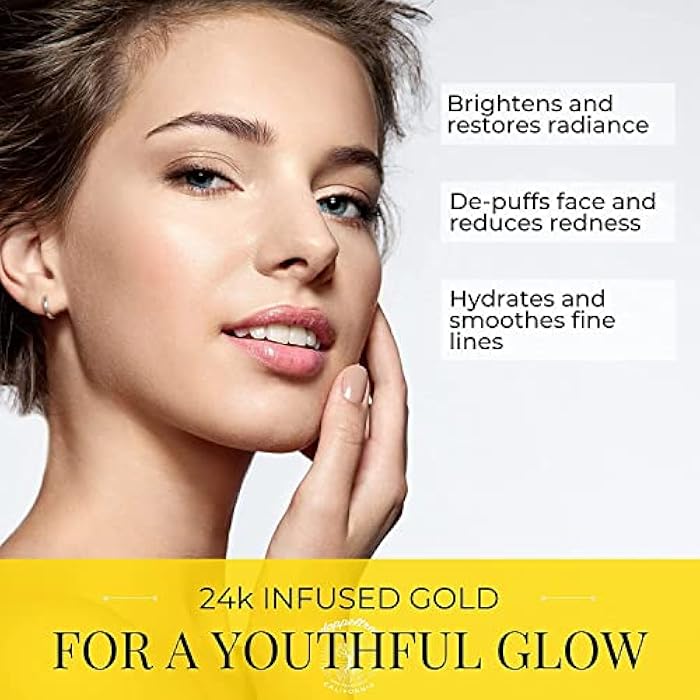 Doppeltree Gold Facial Mask - Premium Hydrogel Sheet Face Masks for Skin Care & Beauty, Hydrating & Anti Aging - Facemask with Collagen, Hyaluronic Acid & 24k Nano Gold - Image 3
