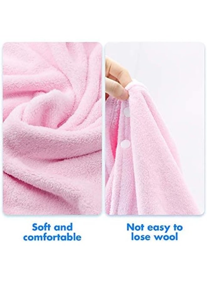 ROMASA Toddler Hooded Bath Towel Ultra Soft Towel Highly Absorbent Bathrobe Blanket for Boys Girls - Image 3