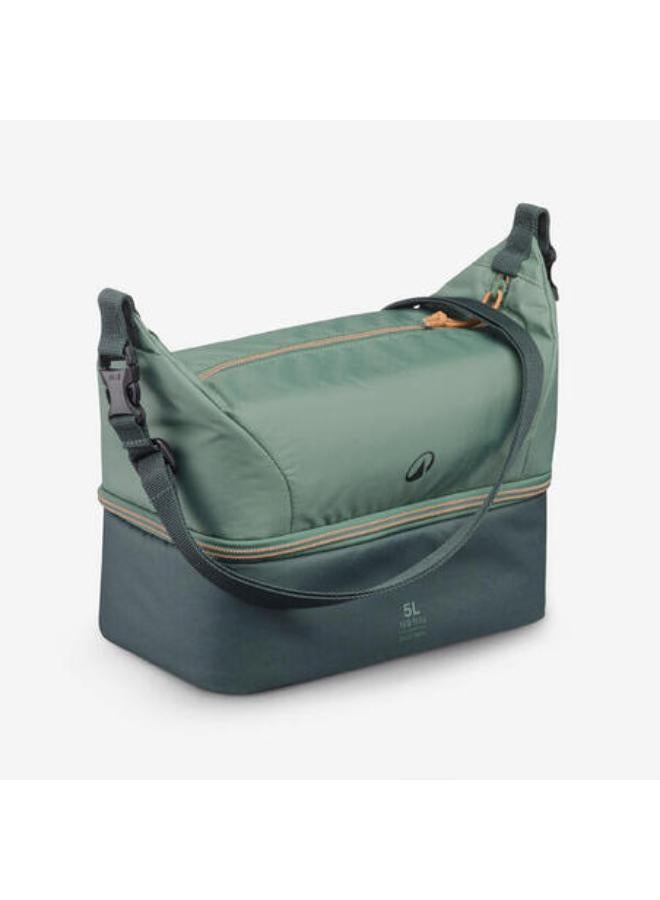 كيتشوا شنطة حفظ طعام عازلة للحرارة 5 لتر بحافظة طعام بلاستيك 1 لتر - أخضر - Image 2