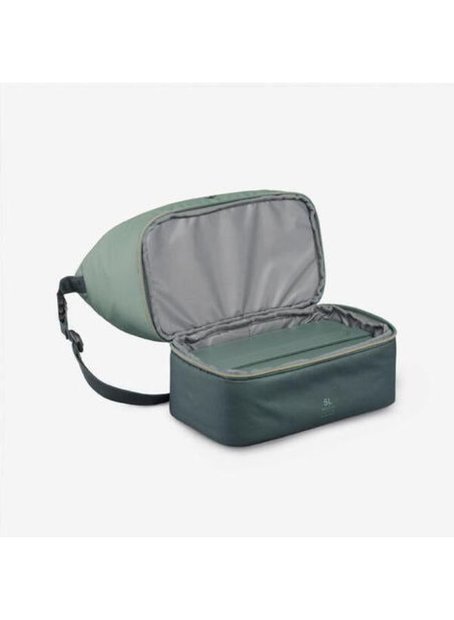 كيتشوا شنطة حفظ طعام عازلة للحرارة 5 لتر بحافظة طعام بلاستيك 1 لتر - أخضر - Image 3