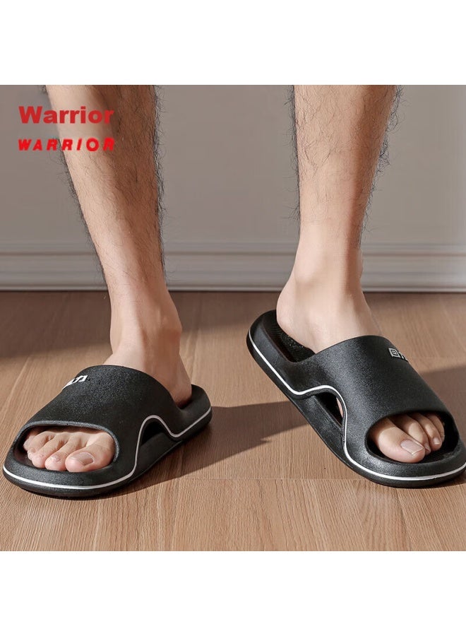 Pull Back Warrior Four-season صندل عصري، خفيف مريح غير قابل للانزلاق للرجال للداخل والخارج، Hl3920 أسود المقاس 44 - Image 4