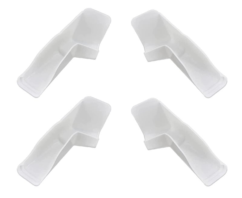 Rain Gutter Spout, RV Gutter Spouts, 𝑼𝒏𝒊𝒗𝒆𝒓𝒔𝒂𝒍 𝑺𝒊𝒛𝒆 to Protect The top of The RV in Rainy Days, Directs Rainwater Away from The Sides of Your RV, Left and Right Side, 2 Left & 2 Right）