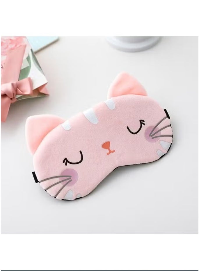 Generic Cute Cartoon Sleep Eye Mask with Adjustable Strap, Soft Lightweight Sleeping Mask, Blocks Light Reduces Puffy Eye-Mask for Kids Girls Men Women Plane Travel Nap Night Sleeping  - Image 5