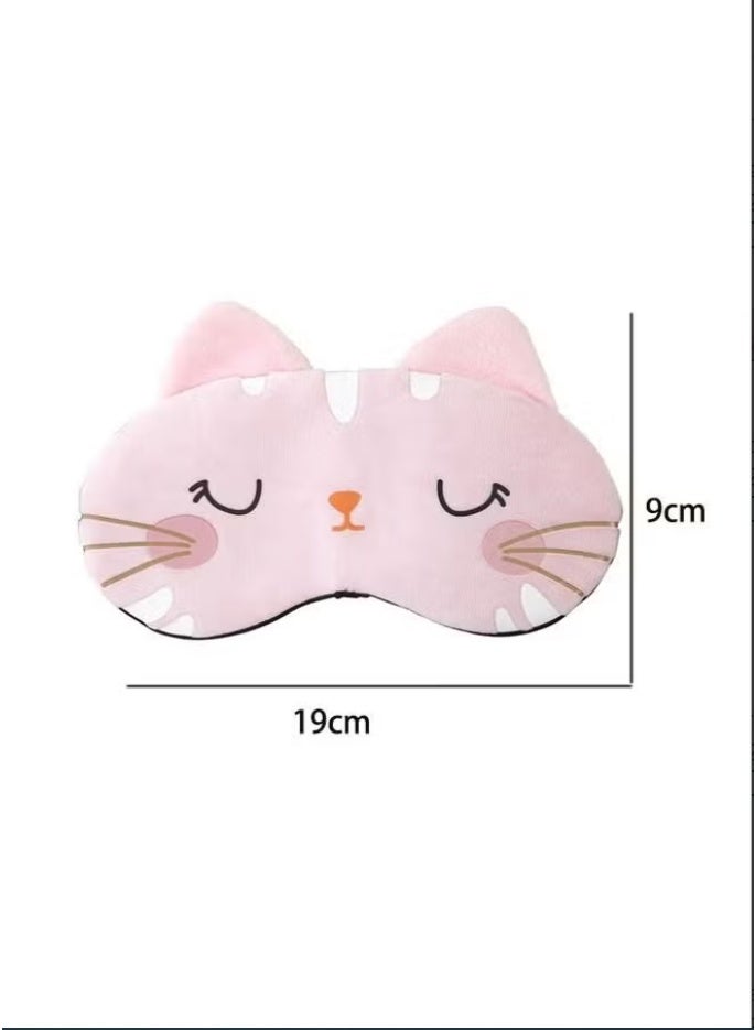Generic Cute Cartoon Sleep Eye Mask with Adjustable Strap, Soft Lightweight Sleeping Mask, Blocks Light Reduces Puffy Eye-Mask for Kids Girls Men Women Plane Travel Nap Night Sleeping  - Image 4