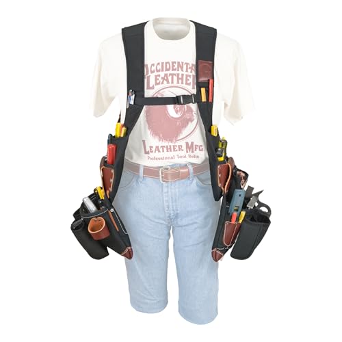 Occidental Leather SuspendaVest OxyLight Package 36 Pockets Tool Holders Fully Adjustable Made in USA
