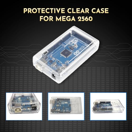 SB Components Arduino Mega Clear Case Covers Enclosure New Clear Transparent Computer Box Case Cover for Arduino Boards - Image 5
