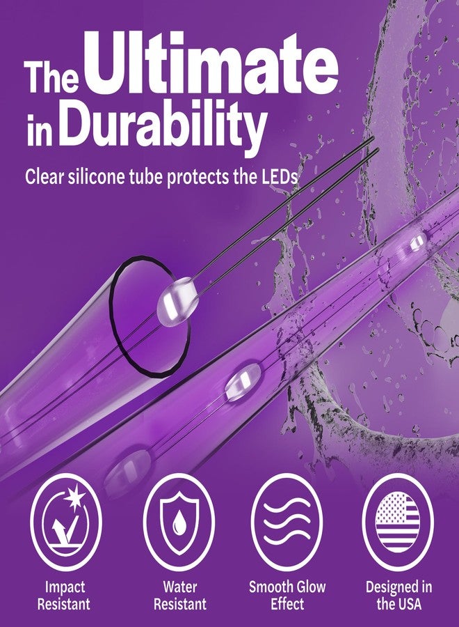 Brightz Wheel Brightz Purple LED ABS Plastics 1 pk - Image 5