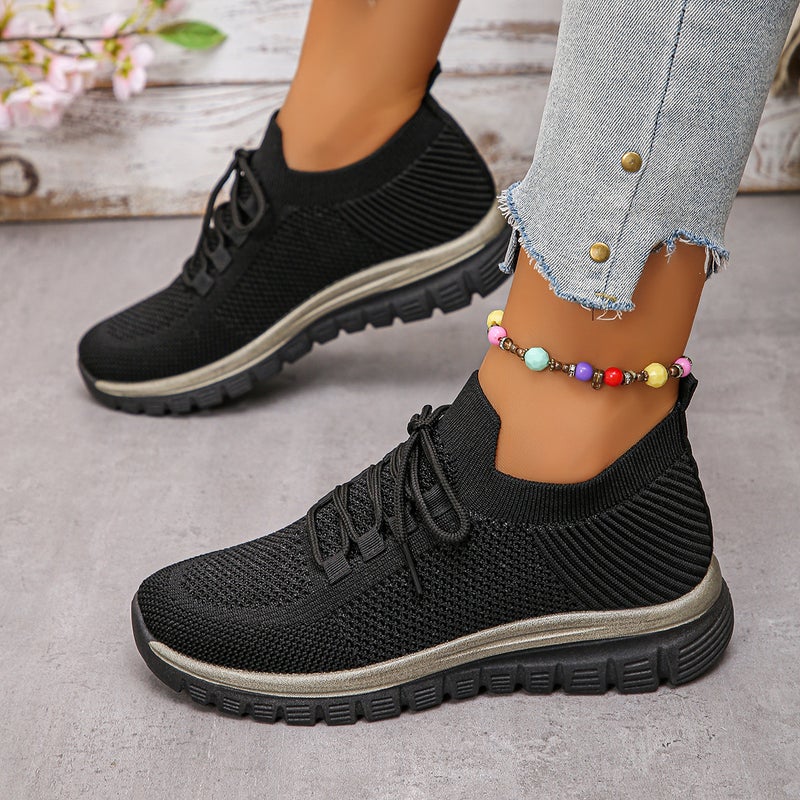 Large Size Shoes 2025 Autumn Simple Lightweight Outdoor Mesh Shoes Breathable Mesh Shoes - Image 1