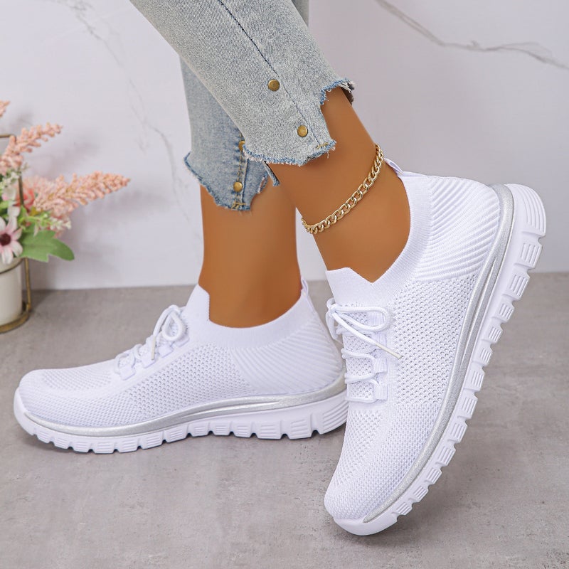 Large Size Shoes 2025 Autumn Simple Lightweight Outdoor Mesh Shoes Breathable Mesh Shoes - Image 4