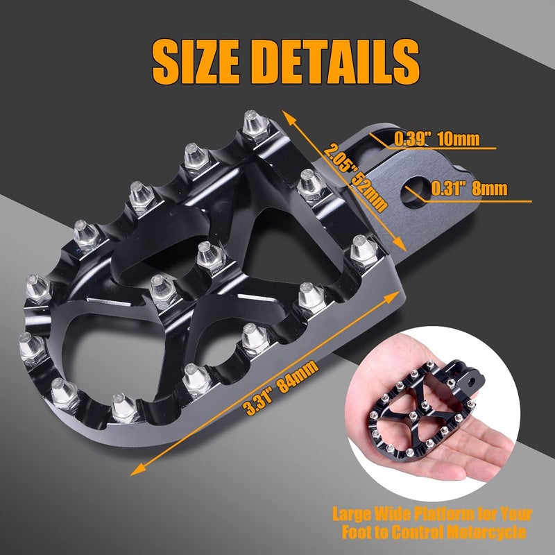 Sresk M8 Motorcycle Foot Pegs for Harley Softail Models 2018-2022 - Image 2