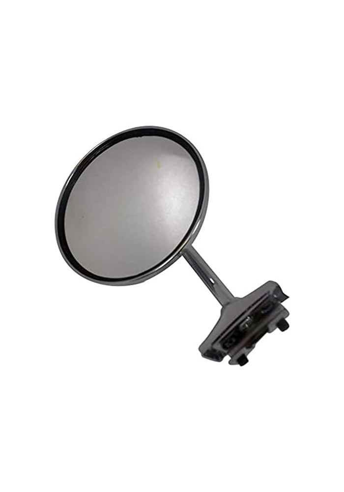 Racing Power R6611 Round Side View Mirror - Stainless Steel - Image 2