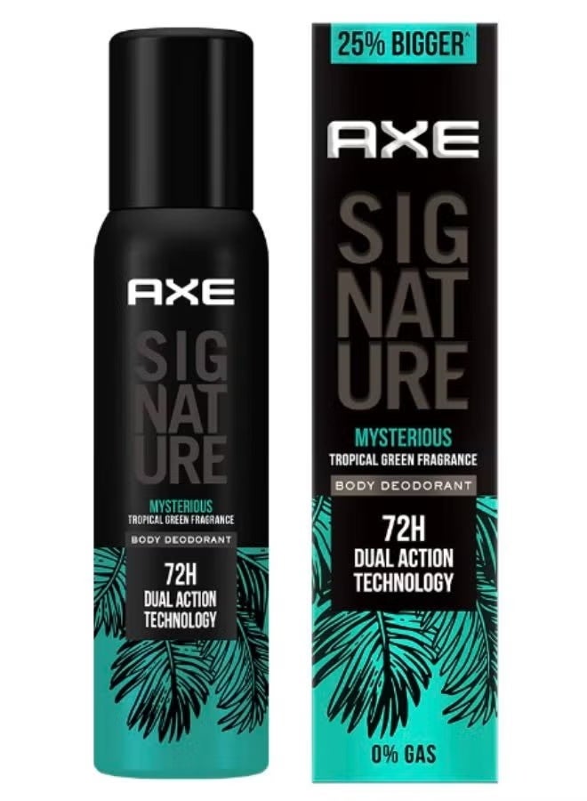 Axe Signature Mysterious No Gas Body spray Deodorant For Men (122ml)