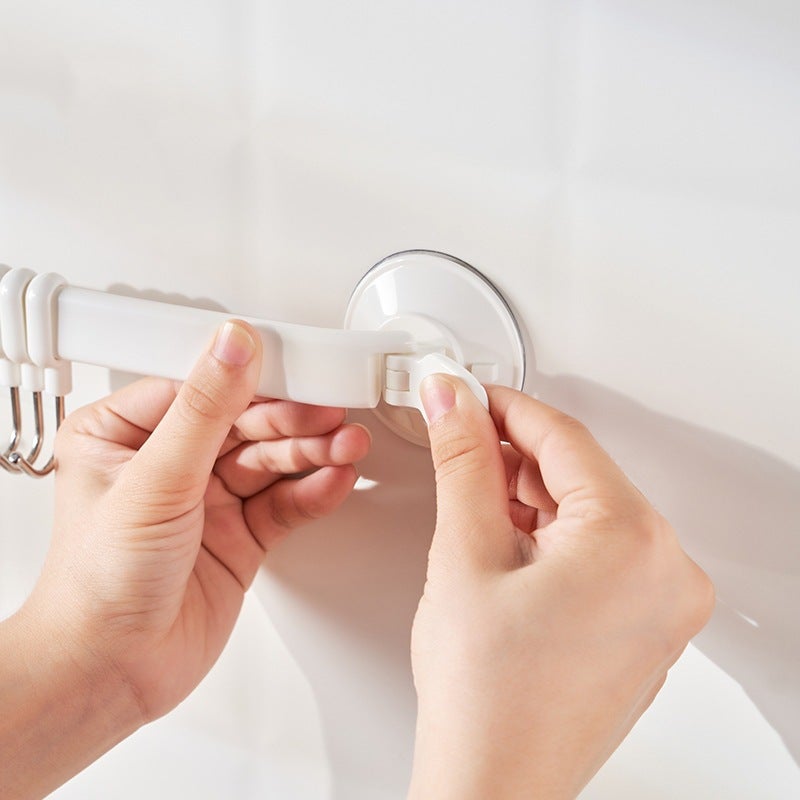 Original Order Household Vacuum Suction Cup Five-Link Movable Hook Kitchen Bathroom Mobile Towel Rack Powerful Traceless - Image 4
