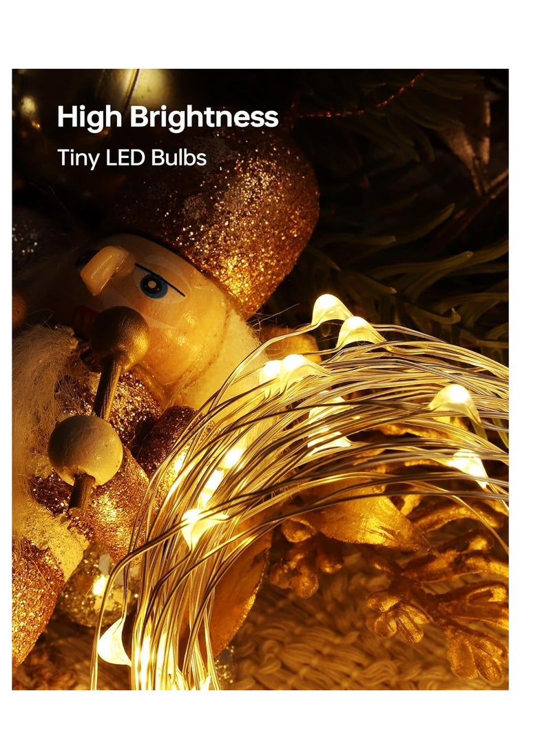 general 6 Pack Fairy Lights Battery Operated - 7ft 20 LED Twinkle Lights Copper Wire Mini String Lights Firefly Lights for Mason Jars Crafts Christmas Wedding Party Centerpiece Table Decor, Warm White - Image 2