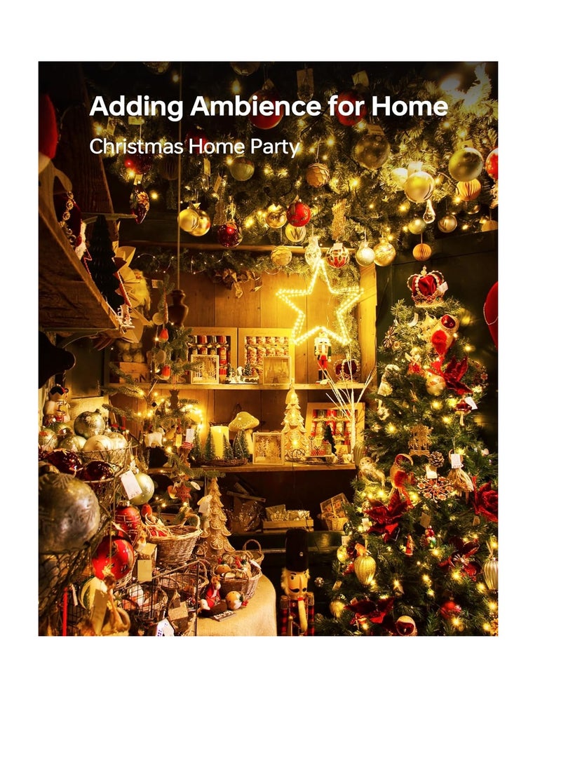 general 6 Pack Fairy Lights Battery Operated - 7ft 20 LED Twinkle Lights Copper Wire Mini String Lights Firefly Lights for Mason Jars Crafts Christmas Wedding Party Centerpiece Table Decor, Warm White - Image 5