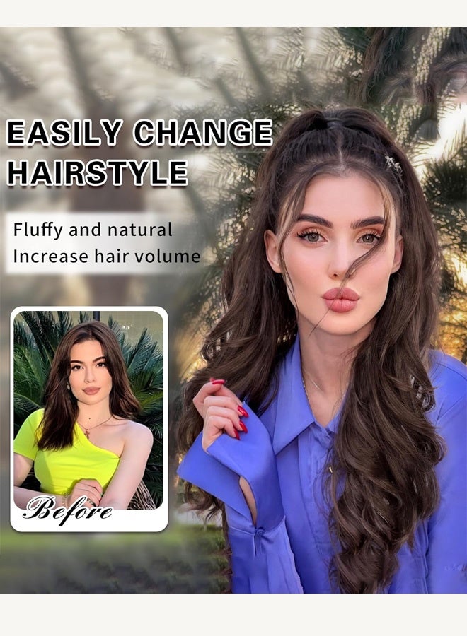 [Be a Goddess in Seconds] Wavy Ponytail Wig That Looks Like Real Hair - Image 5