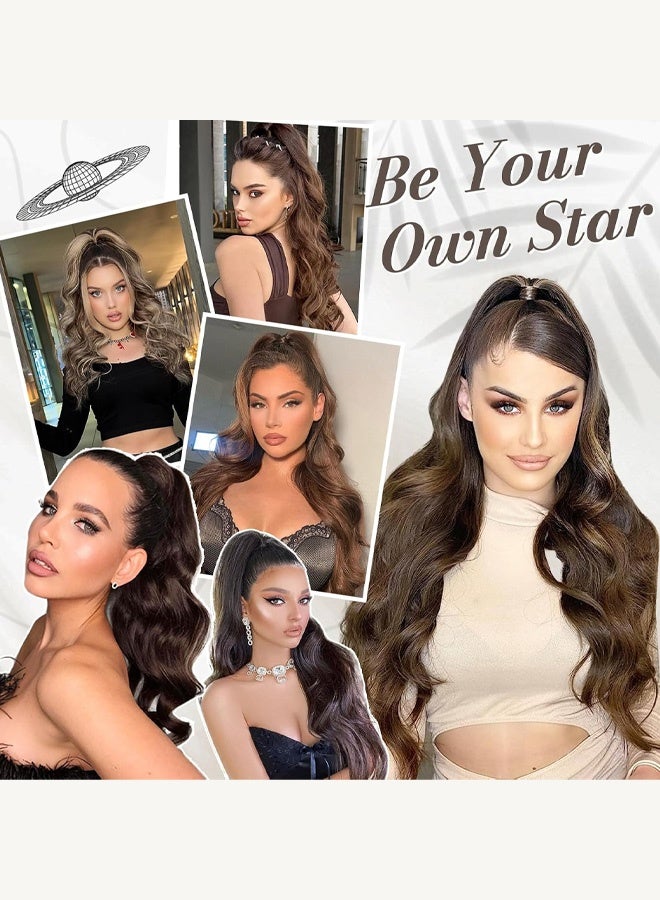 [Be a Goddess in Seconds] Wavy Ponytail Wig That Looks Like Real Hair - Image 2