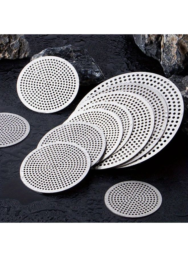 Style 9 Stainless Steel Hair Filter Mesh Round Sewer Isolation Net For Kitchen Bathroom - Image 2