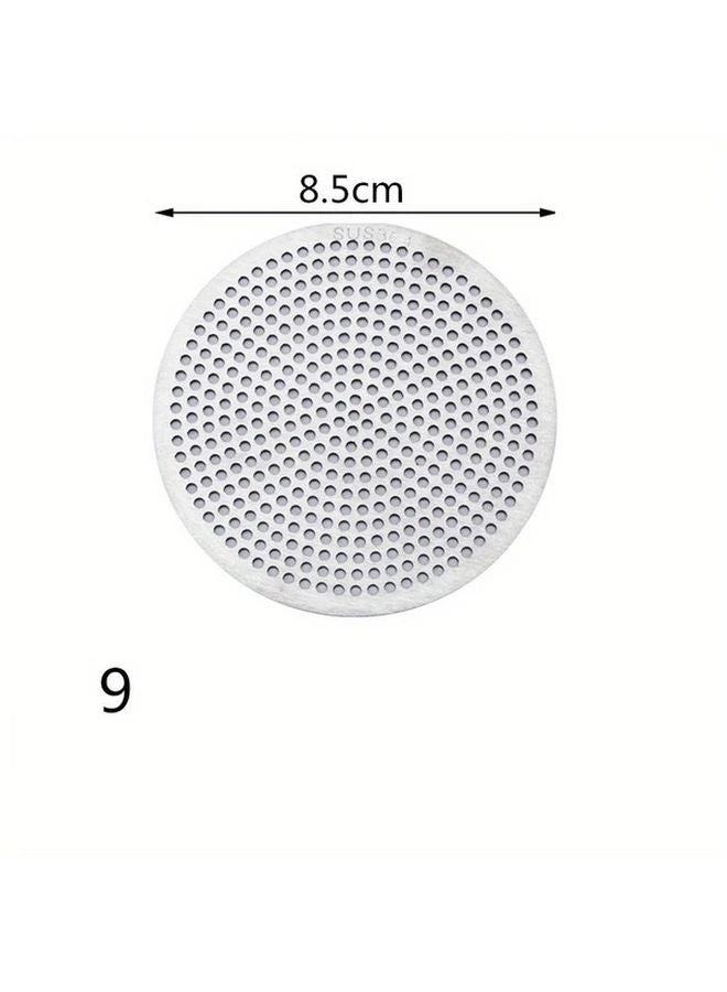 Style 9 Stainless Steel Hair Filter Mesh Round Sewer Isolation Net For Kitchen Bathroom - Image 1