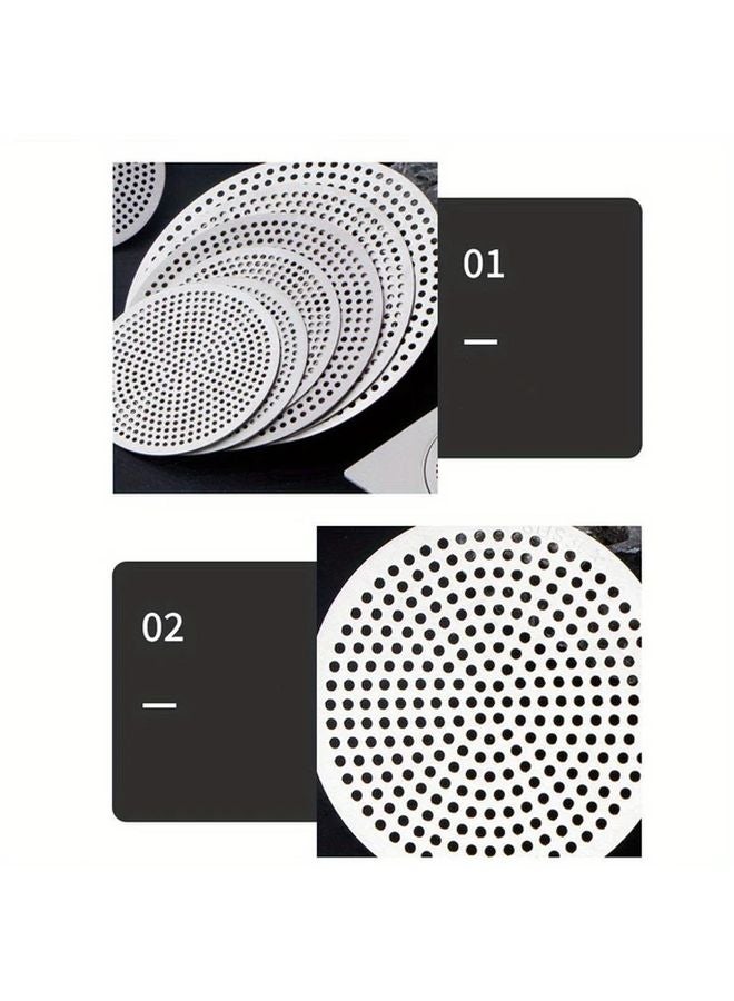 Style 9 Stainless Steel Hair Filter Mesh Round Sewer Isolation Net For Kitchen Bathroom - Image 5