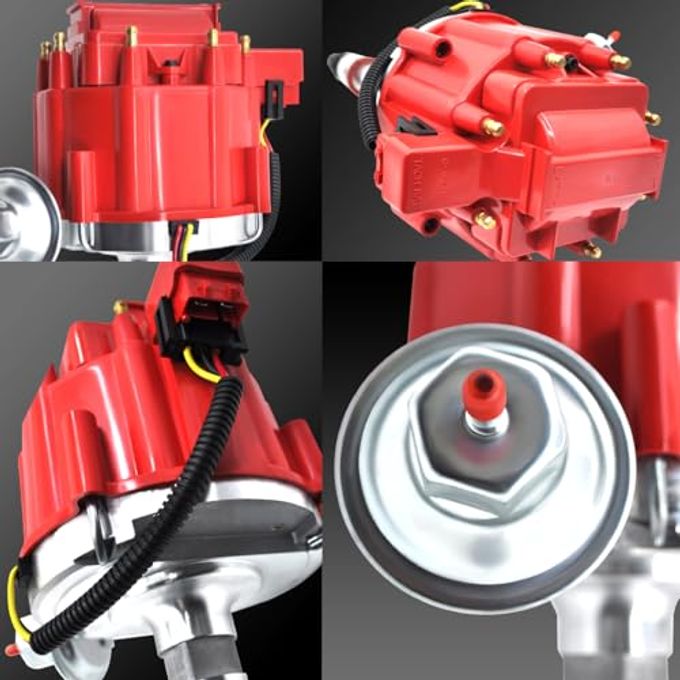 MAS Ignition Distributor w/Cap & Rotor GM08 Compatible with Chevy GM SBC 262 267 305 307 327 350 400 small blocks 402 454 big blocks BBC V8 65k Coil HEI DD-SBC-HEI-V8 850001R 7500RPM - Image 3