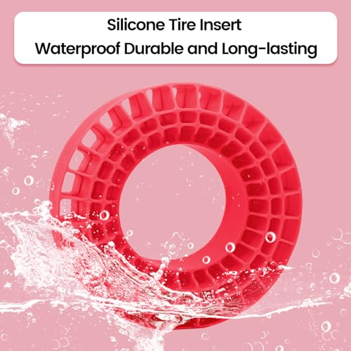 OGUNKE OGRC Silicone Rubber Tire Inserts Foam Fit 1.9 Wheel Tires 1/10 Crawler Accessories (Red) - Image 4