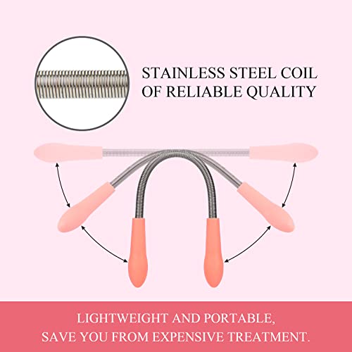 Ideal Swan Spring Hair Remover - 4 Pack Stainless Steel Spring Epilator - Facial Hair Remover for Women Face, Chin Hair, Upper Lip Hair, Spring Facial Hair Remover for Women Mustache - Image 4