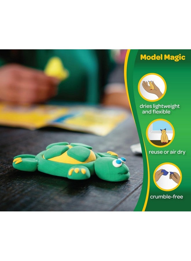 Crayola كرايولا موديل ماجيك أبيض، بديل لطين النمذجة، مادة تشكيل قابلة لإعادة الاستخدام، تجف في الهواء، لوازم فنون وحرف للأطفال، دلو 2 رطل، ضرورة في الفصل الدراسي - Image 5