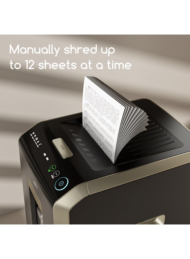 Deli T089 P4 200 Sheets Auto Feed Shredder - Image 4